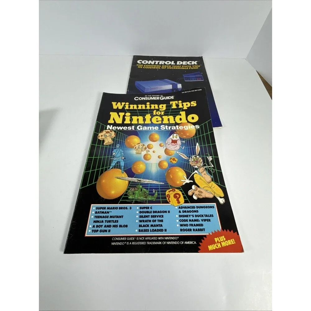 1991 Nintendo Nes Game Atlas Player's Guide All Pages VG + 4 Nintendo Books